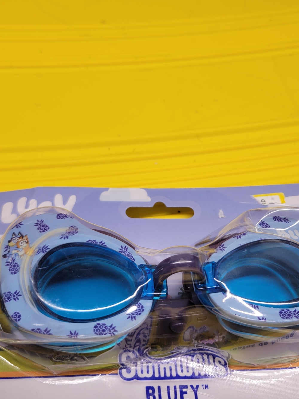 Blue Kids Swim Goggles - BLUEY™ Blue Lenses